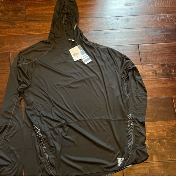 Adidas Men's Climate Control Black T-Shirt LS - Picture 9 of 10